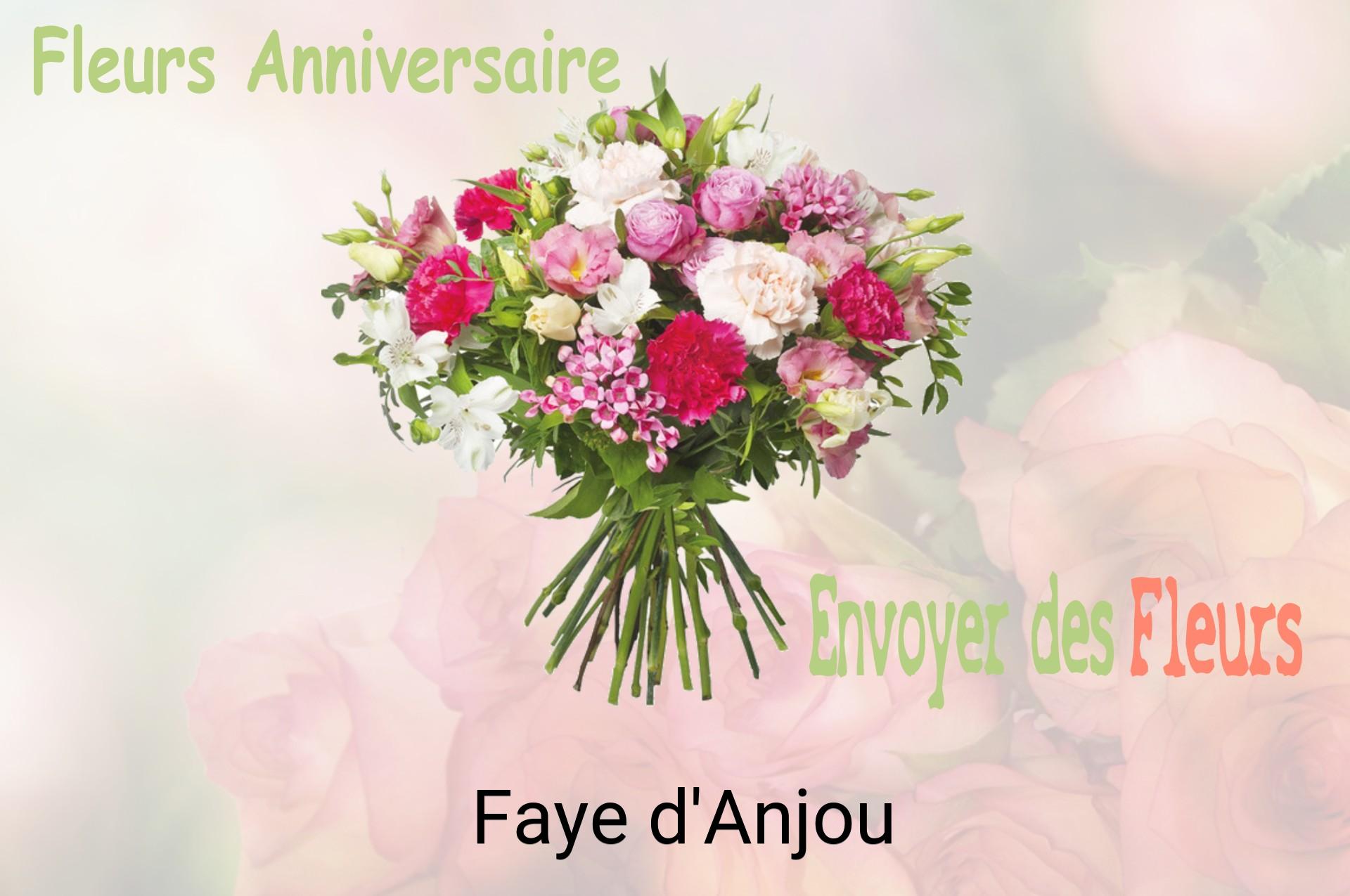 Bouquet de fleurs d’anniversaire livré à Faye-d'Anjou