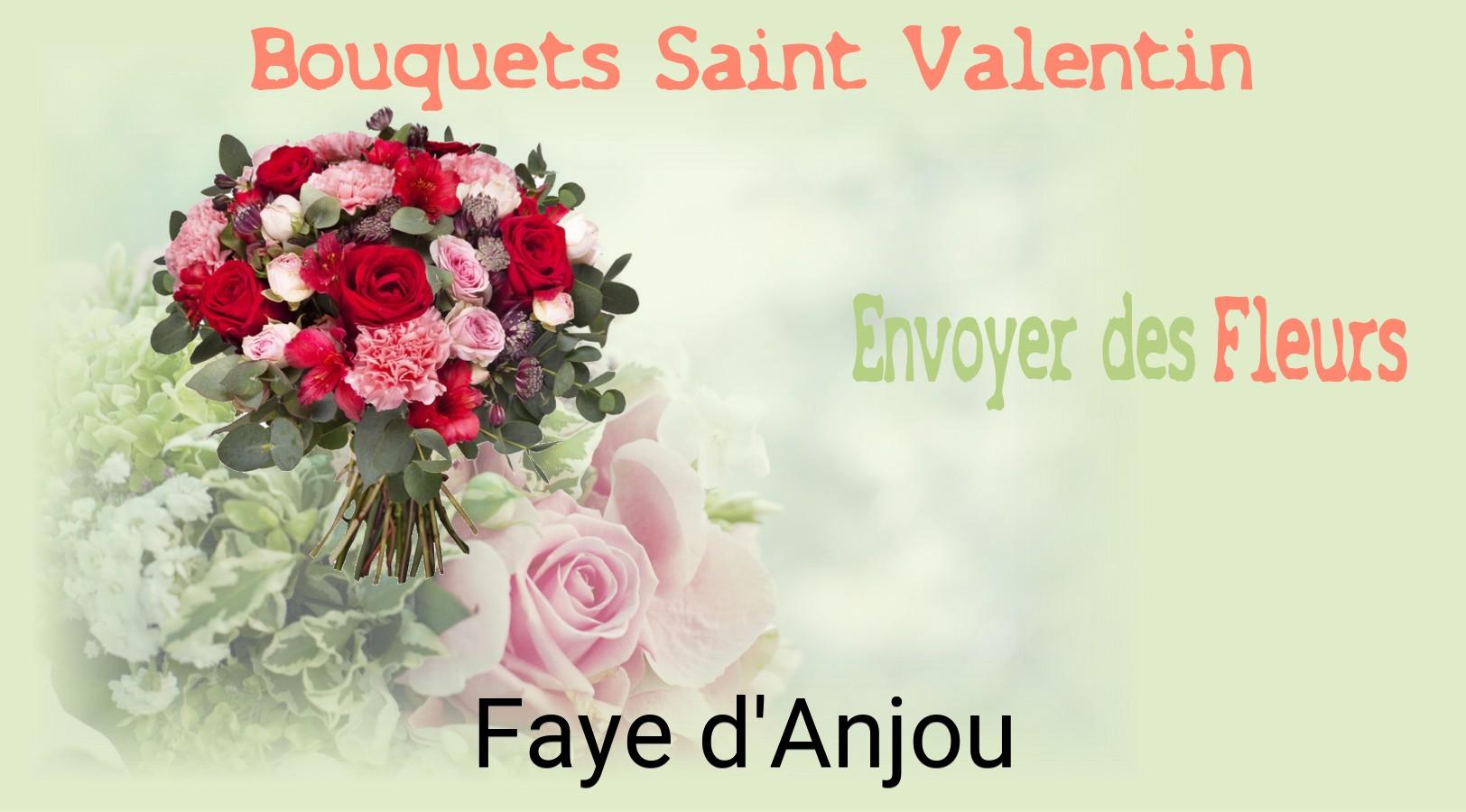 Roses de Saint-Valentin livrées à Faye-d'Anjou